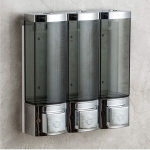 250ml Shower🚿Soap🧼Dispenser 3 Chamber Manual Hand✋